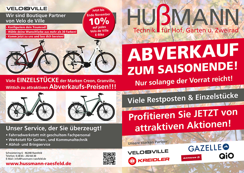 Abverkauf zum Saisonende