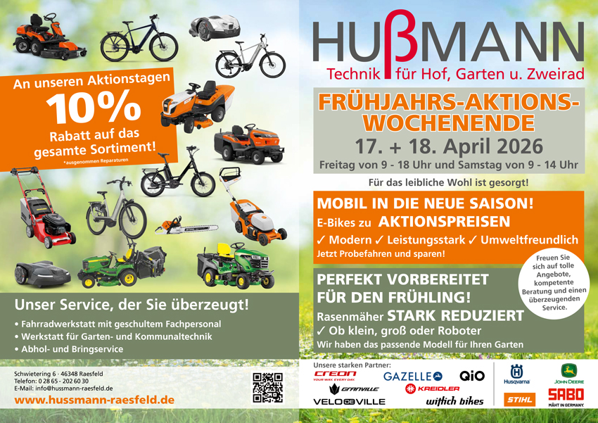 Frühjahrsaktion 2026